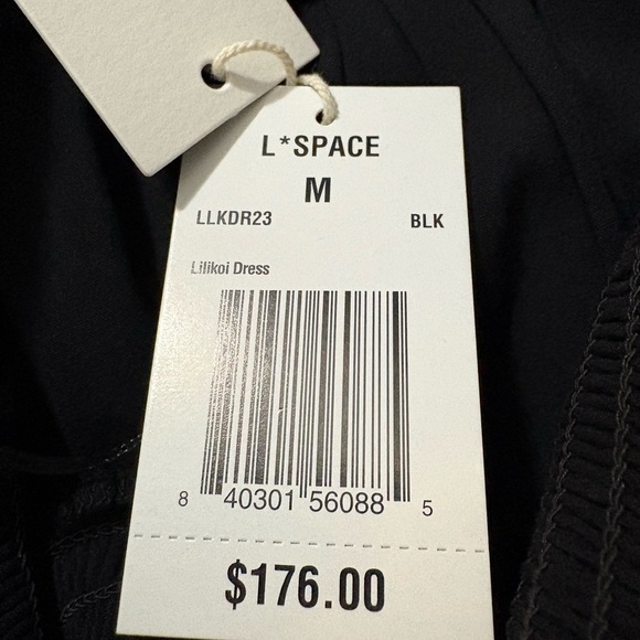 Anthropology L Space Lilikoi V Neck Tiered High Slit, Smocked Black Maxi Dress - Picture 12 of 16